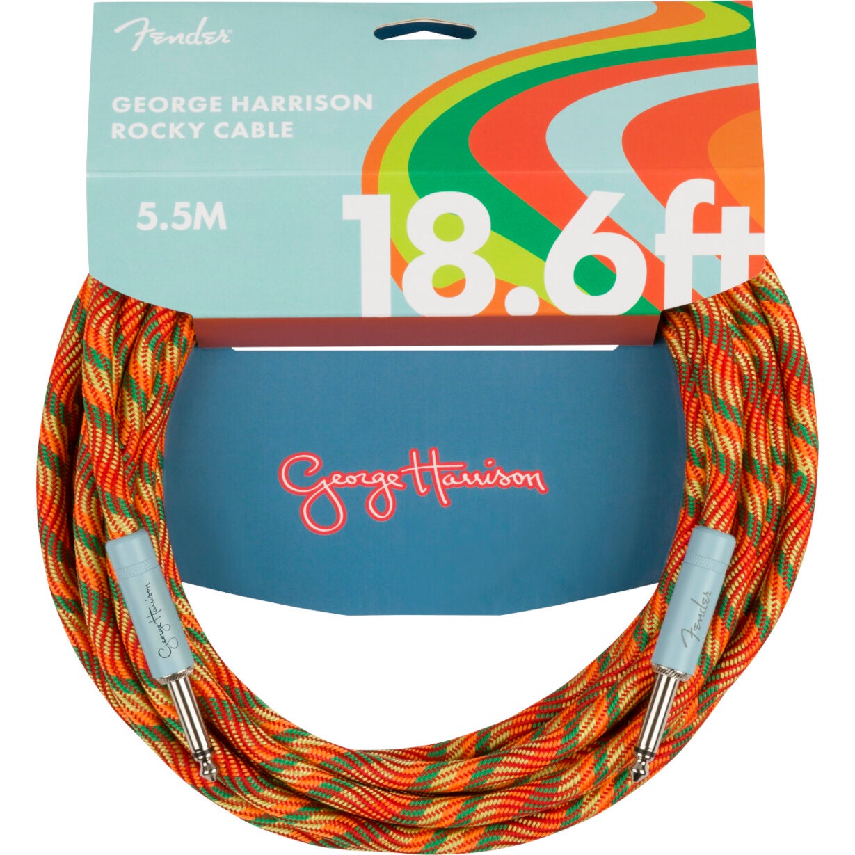 Fender George Harrison Rocky Instrument Cable, 5.5m Fender George Harrison Rocky Instrument Cable, 5.5m von Fender