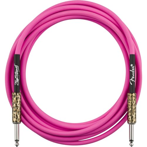 Fender Joe Strummer Instrumentenkabel, 33 cm, Pink Leopard Fender Joe Strummer Instrumentenkabel, 33 cm, Pink Leopard von Fender