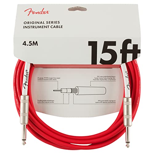 Fender Kabel Original Series, 4,5m fiesta red von Fender