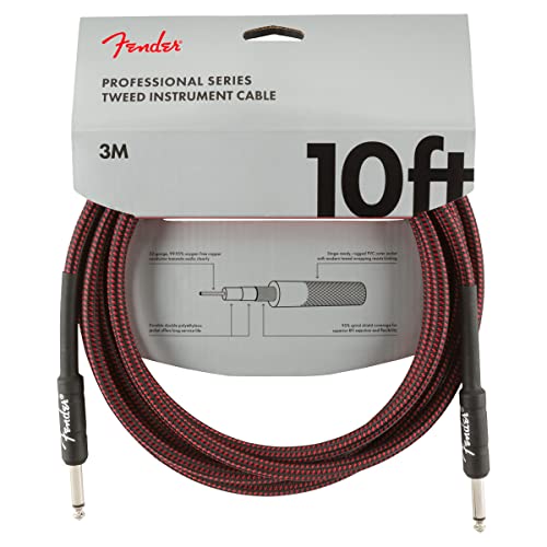 Fender Kabel Professional Series, 3m red tweed von Fender