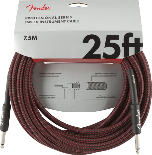 PRO 25 INST CABLE RED TWD von Fender