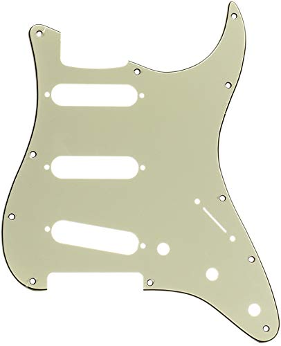 Fender Pickguard, Stratocaster® S/S/S, 11-Loch-Halterung, mintgrün, MG/B/MG, 3-lagig von Fender