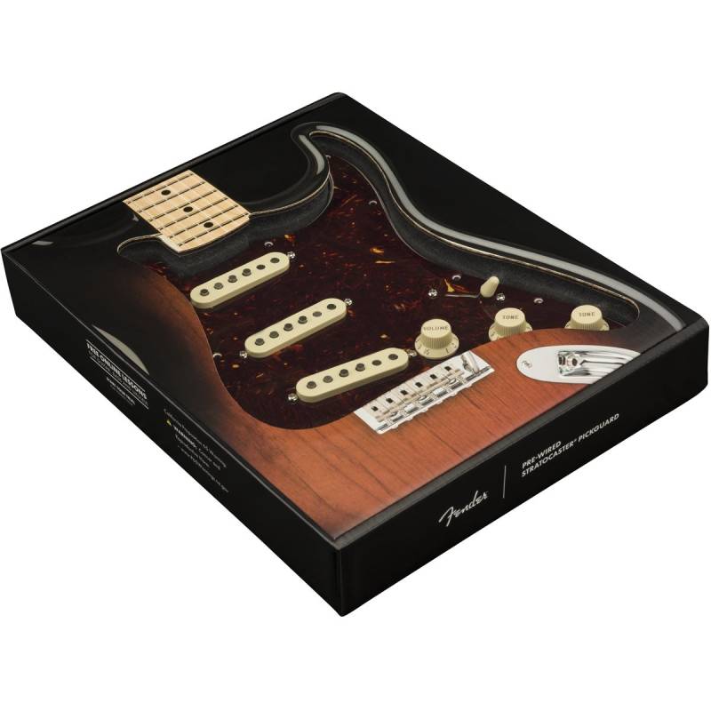 Fender Pre-Wired Strat PG Tex-Mex SSS Tortoise Shell von Fender