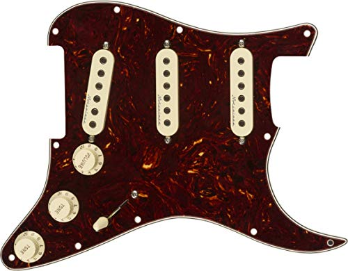 Fender Prewired Pickguard Strat Hot Noiseless, shell, 992346500, Rot von Fender