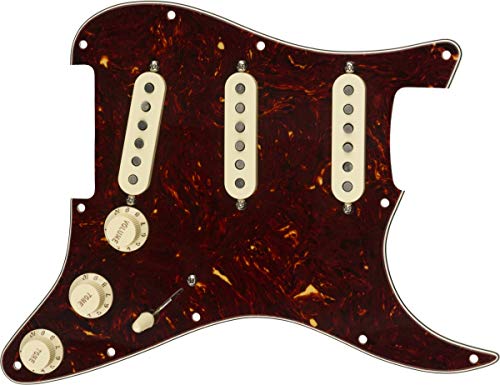 Fender Prewired Pickguard Strat Texas Special, shell, Rot, 0992342500 von Fender