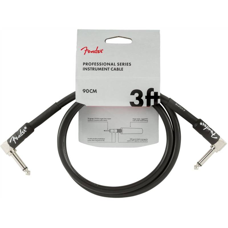 Fender Professional Series Patch Cable, 90cm (Black) von Fender