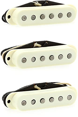 Fender Pure Vintage '59 Strat Pickup Set, Vintage White (3 Pickups) von Fender