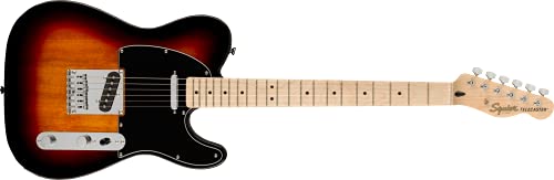 Squier by Fender Affinity Series Telecaster, E-Gitarre, Ahorngriffbrett, Schwarze Schlagplatte, 3-Tone Sunburst, Inklusive kostenloser virtueller Kurse auf Fender Play Squier by Fender Affinity Series Telecaster, E-Gitarre, Ahorngriffbrett, Schwarze Schlagplatte, 3-Tone Sunburst, Inklusive kostenloser virtueller Kurse auf Fender Play von Fender
