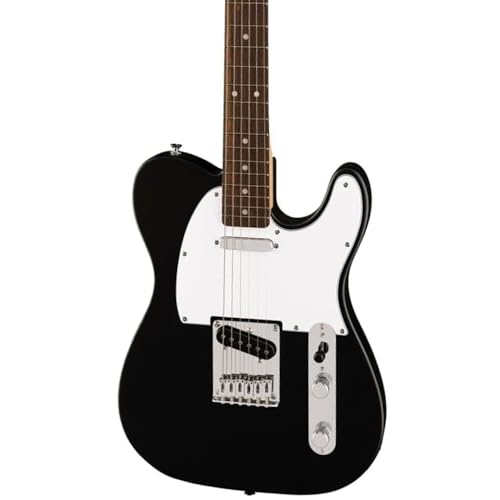 Fender Squier Debut Series Telecaster E-Gitarre, Anfängergitarre, mit 2-jähriger Garantie, Schwarz von Fender