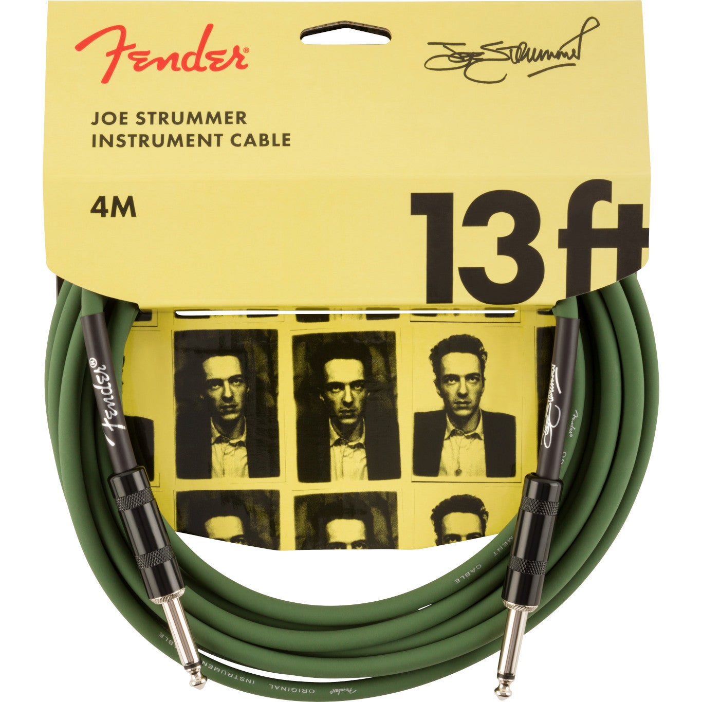 Fender Strummer Pro 13' Drab Green Signature Jack Cable, 4m Fender Strummer Pro 13' Drab Green Signature Jack Cable, 4m von Fender