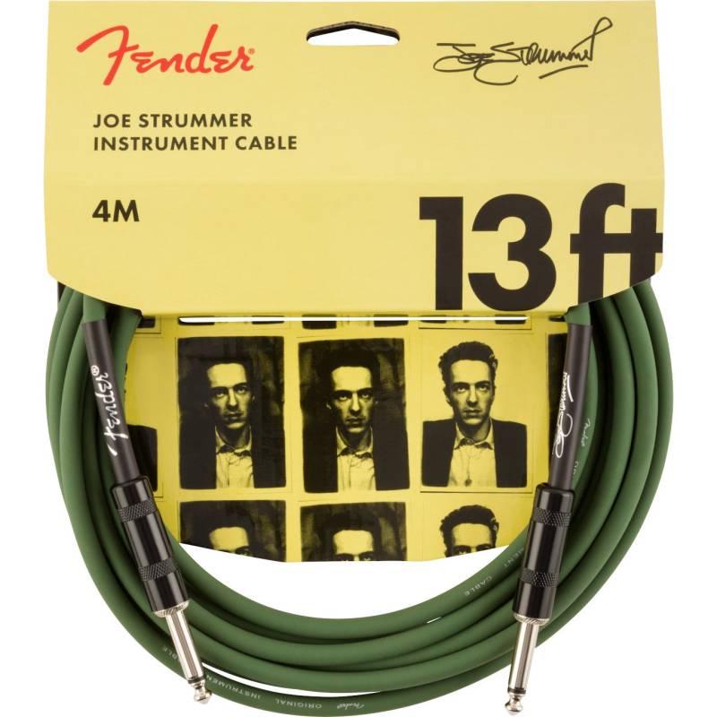 Fender Strummer Pro 13&apos; Drab Green Signature Jack Cable, 4m von Fender