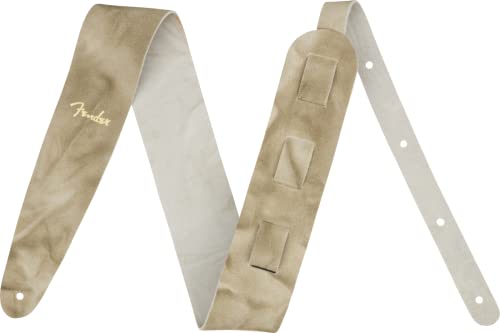 Fender Tie dye leather strap, natural, beige von Fender