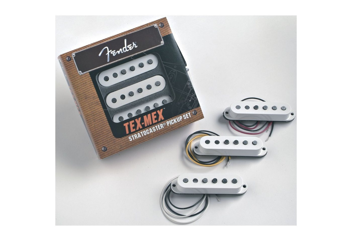 Fender Tonabnehmer, (Tex Mex Strat Set), Tex Mex Strat Set - Single Coil Tonabnehmer für Gitarren von Fender