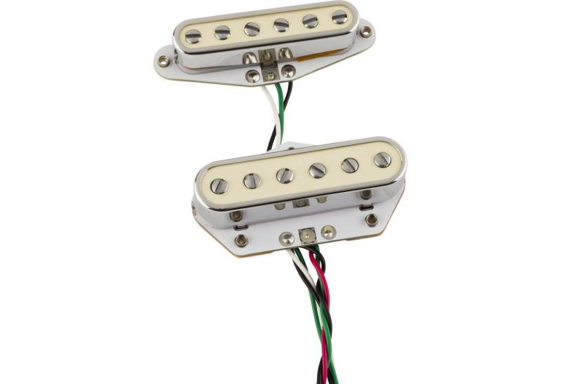 Fender Tonabnehmer, Cobalt Chrome Telecaster Pickup Set - Single Coil Tonabnehmer für Gi von Fender