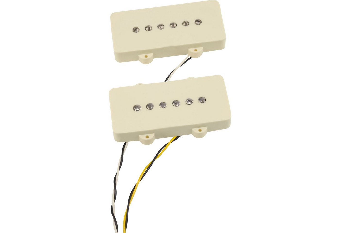 Fender Tonabnehmer, CuNiFe/Cobalt Jazzmaster Pickup Set Chrome - Single Coil Tonabnehmer von Fender