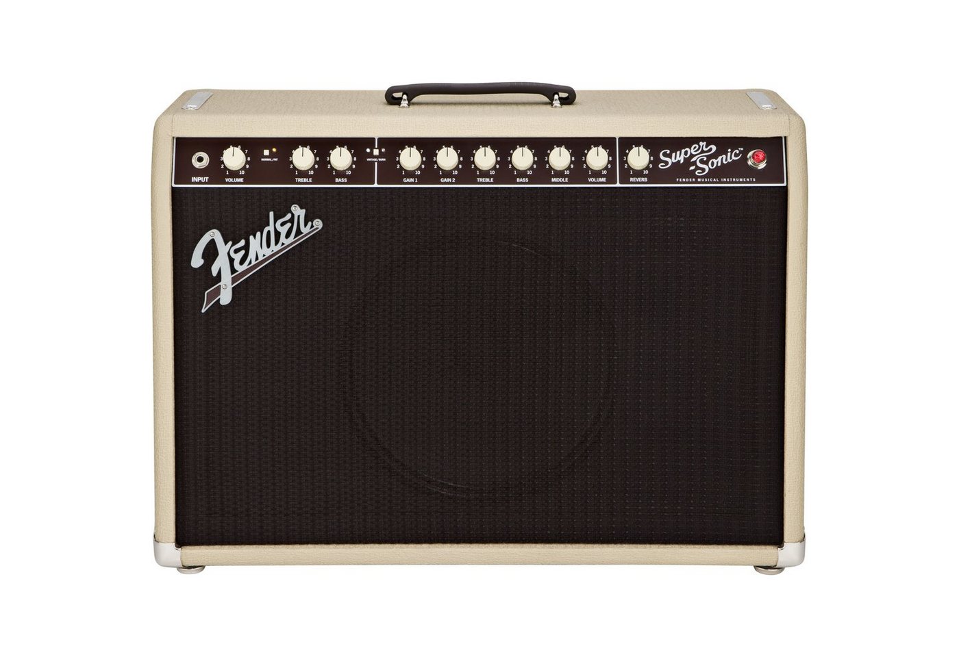 Fender Verstärker (Super-Sonic 22 Combo Blonde and Oxblood - Röhren Combo Verstärker fü) von Fender