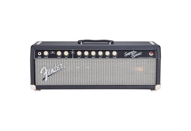 Fender Verstärker (Super-Sonic 22 Head Black and Silver - Röhren Topteil für E-Gitarre) von Fender