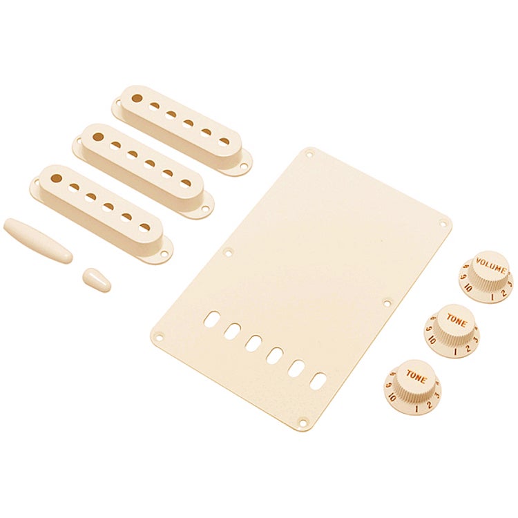 Fender Zubehörset für Stratocaster, aged white Fender Zubehörset für Stratocaster, aged white von Fender
