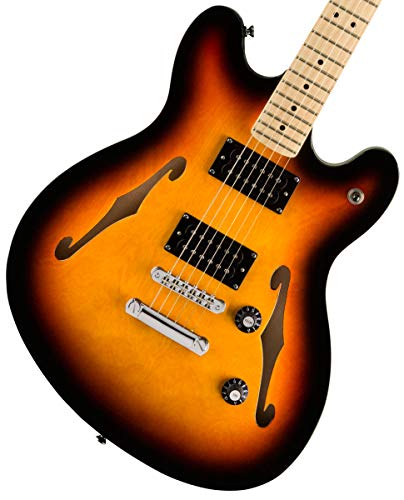 Squier by Fender Affinity Serie Starcaster®, Griffbrett aus Ahorn, 3-farbig Sunburst von Fender
