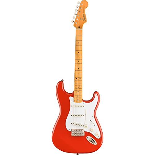 Squier by Fender Classic Vibe '50s Stratocaster®, Griffbrett aus Ahorn, Fiesta Red von Fender