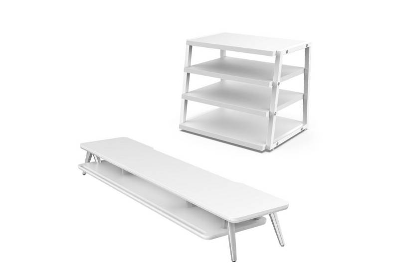 Fenge Dual Monitor Riser mit Schreibtisch Organizer Monitorständer von Fenge