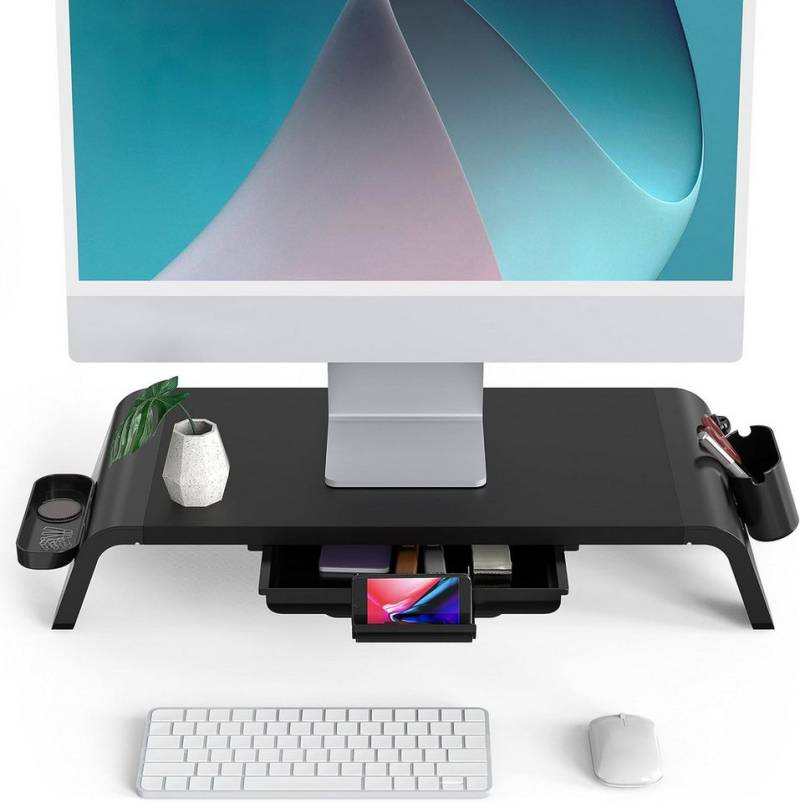 Fenge Bildschirmständer mit Schublade Monitorständer, (mit Schublade) von Fenge
