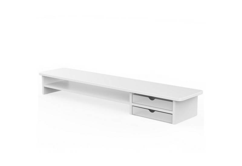 Fenge Monitor Riser mit 2 Acryl Schubladen Monitorständer von Fenge