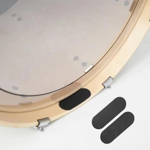 Bass Drum Hoop Guard Rubber Hoop Protector Verhindert Schäden und Verschleiß, 2 Stück Bass Drum Hoop Guard Rubber Hoop Protector Verhindert Schäden und Verschleiß, 2 Stück von Fengtaike