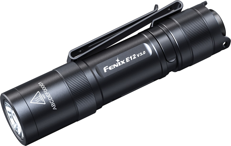 FENIX LED-Taschenlampe E12 V3.0, schwarz FENIX LED-Taschenlampe E12 V3.0, schwarz von Fenix