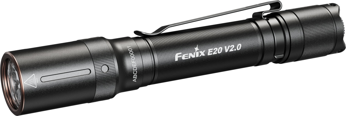 FENIX LED-Taschenlampe E20 V2.0, schwarz FENIX LED-Taschenlampe E20 V2.0, schwarz von Fenix