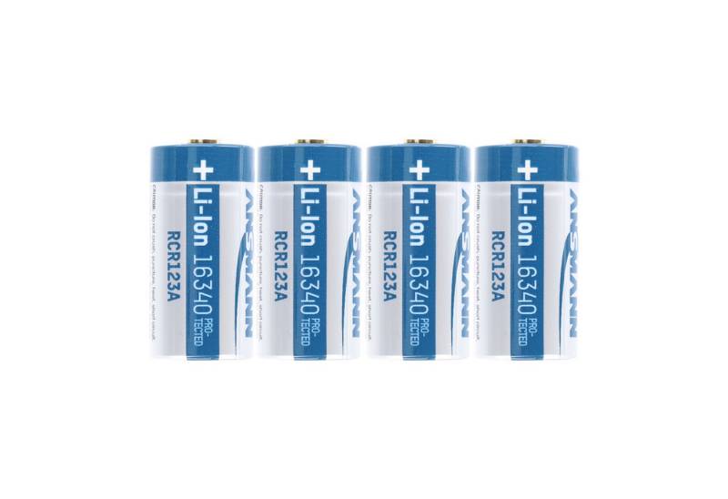 Fenix 4 Stück Li-ion Akku mit 3,7 Volt, 850mAh Kapazität inkl. AkkuBox idea Akku 820 mAh (3,7 V) von Fenix