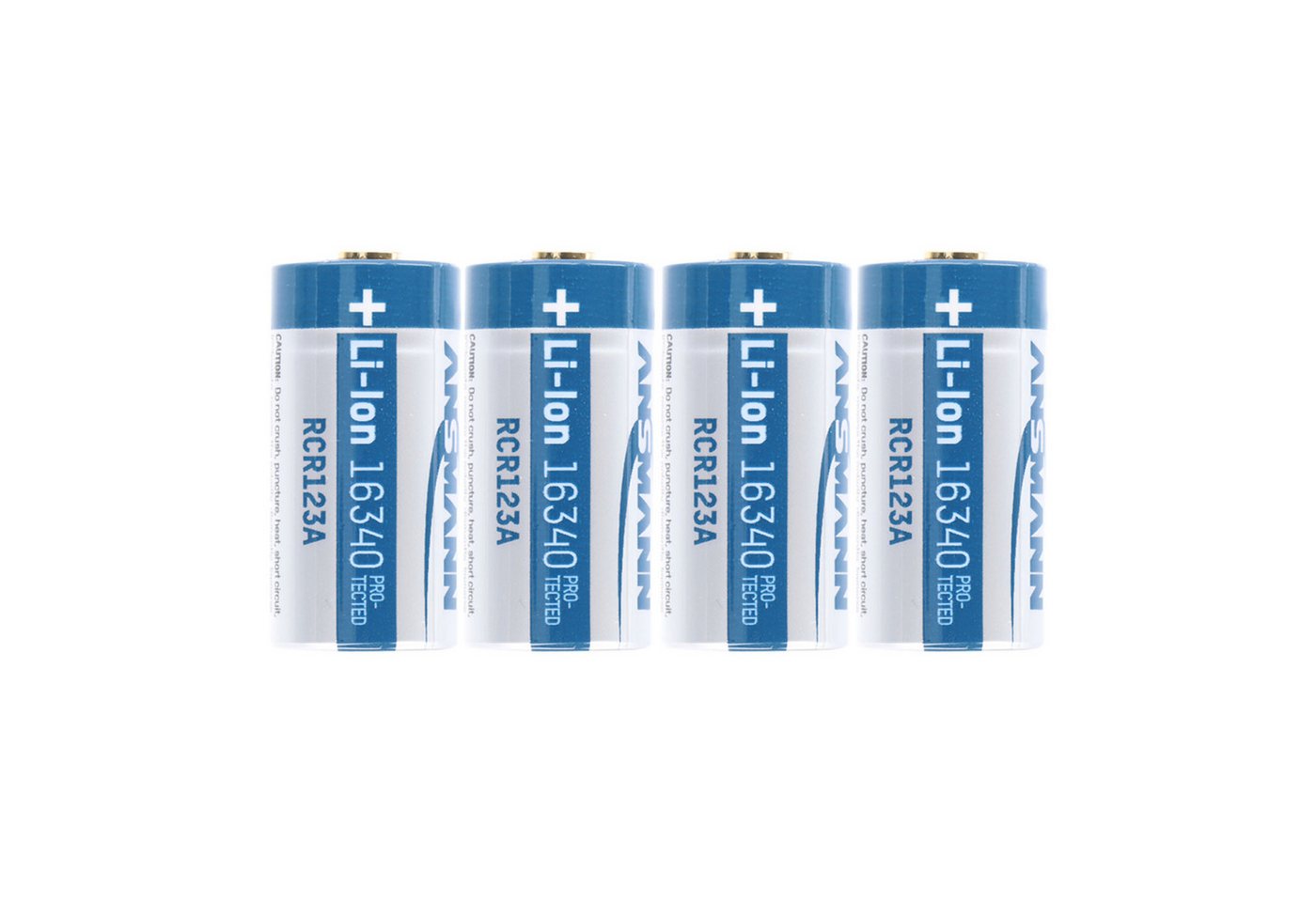 Fenix 4x CR123 A Li-Ion Akku mit 3,7 Volt, min. 700mAh, typisch 760mAh, max Akku 820 mAh (3,7 V) von Fenix