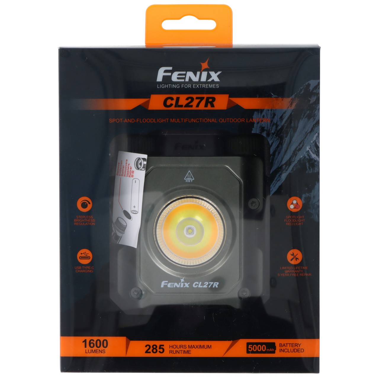 Fenix CL27R LED Industrie- und Campingleuchte, 3 Lichtquellen, 360° drehbarer Magnetgriff, mit Stativgewindeanschluss Fenix CL27R LED Industrie- und Campingleuchte, 3 Lichtquellen, 360° drehbarer Magnetgriff, mit Stativgewindeanschluss von Fenix