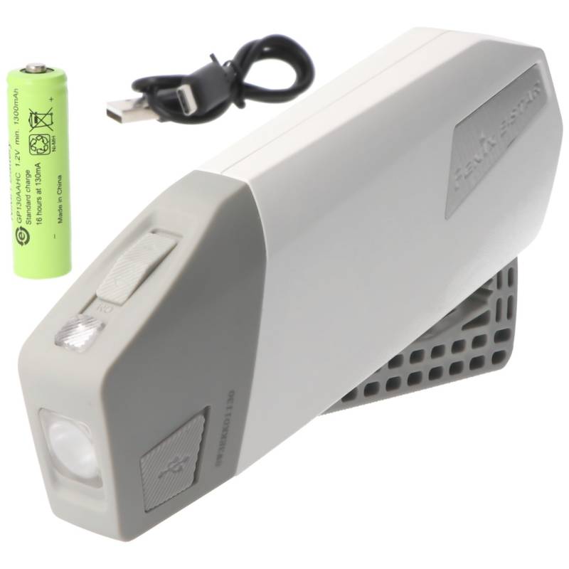 Fenix E-Star Dynamo Taschenlampe, 100 Lumen, dynamobetrieben inklusive NiMH 1,2V 1300mAh Akku von Fenix