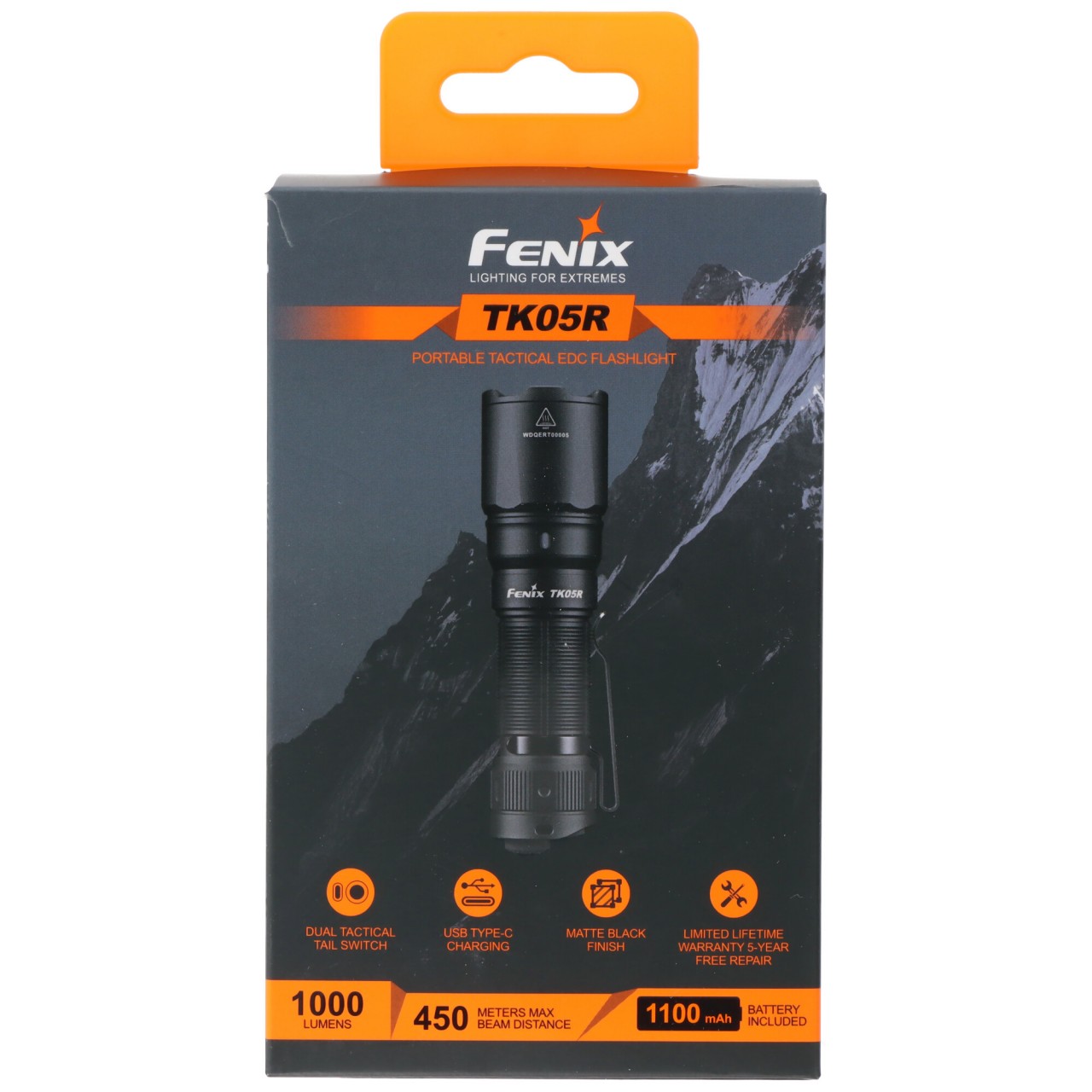 Fenix TK05R taktische LED-Taschenlampe, Pocket Size, doppelter Endschalter, extrem hohe Lichtstärke, inkl. Fenix ARB-L18-1100 Akku Fenix TK05R taktische LED-Taschenlampe, Pocket Size, doppelter Endschalter, extrem hohe Lichtstärke, inkl. Fenix ARB-L18-1100 Akku von Fenix