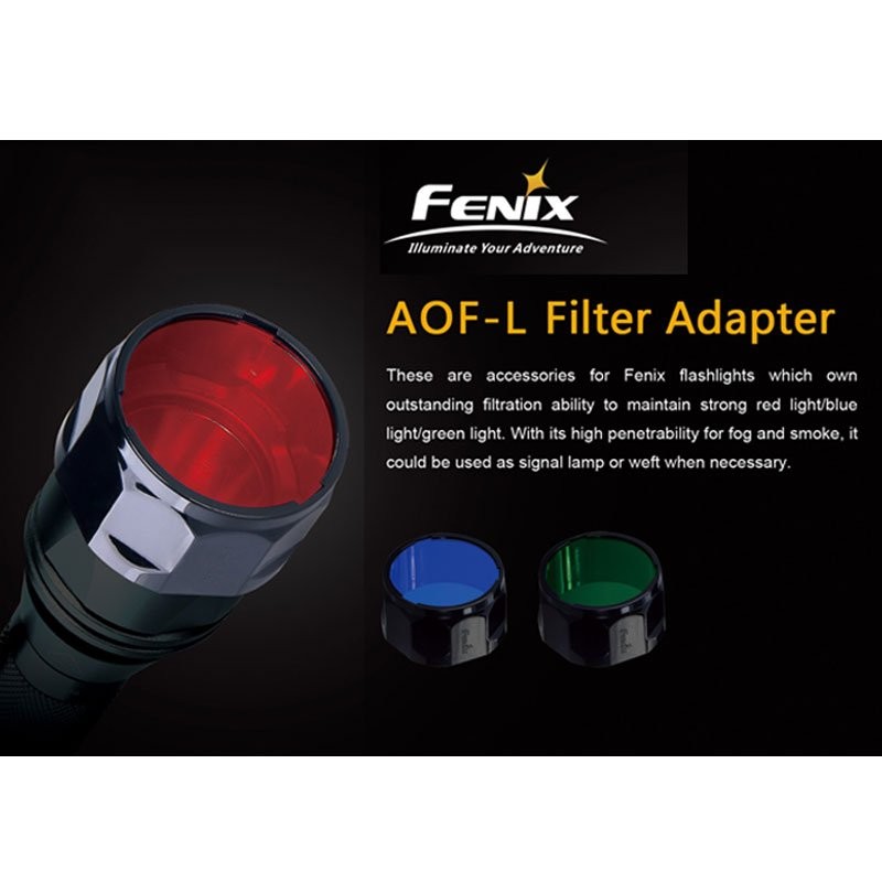 Universal Fenix Rot Filter AOF-L für Fenix E40, E50, LD41, TK22, PD40, RC20, FD41 Universal Fenix Rot Filter AOF-L für Fenix E40, E50, LD41, TK22, PD40, RC20, FD41 von Fenix