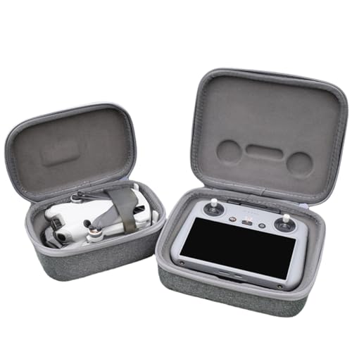 Fenmaru Aufbewahrungstasche kompatibel mit DJI Mini 4 Pro Fernsteuerung Drohne Körper tragbare Tragetasche Handtasche Controller Zubehör (Drone Bag+RC 2 Control Bag) von Fenmaru
