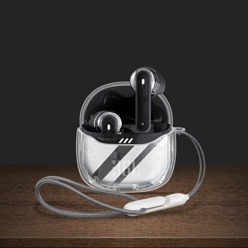 Fenmaru Schutzhülle Case Cover für JBL Tune Flex 2, Transparenter Kopfhörerschutz Mit Schlüsselband für JBL Tune Flex 2 Kopfhörer Fenmaru Schutzhülle Case Cover für JBL Tune Flex 2, Transparenter Kopfhörerschutz Mit Schlüsselband für JBL Tune Flex 2 Kopfhörer von Fenmaru