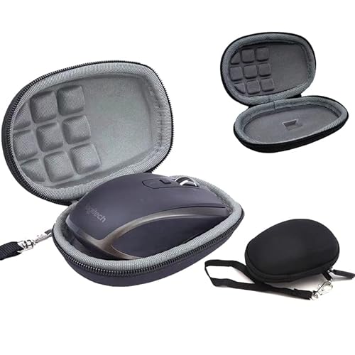 Fenmaru Reise Tasche für Logitech MX Master 3S/2S, Tragbare Schutzhülle für Logitech MX Anywhere 3S/3/2S, Hart Schutz Hülle Etui kompatibel mit Logitech M330 M320 M280 M590 M558 Maus Zubehör von Fenmaru