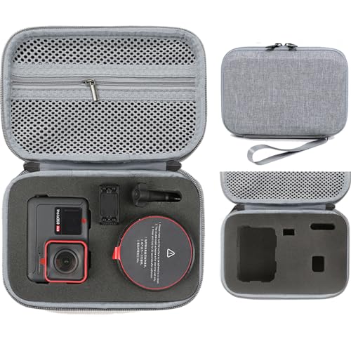 Fenmaru Tragetasche Reisetasche Aufbewahrungstasche Kompatibel mit Insta360 Ace/Ace Pro Tragbare Schutztasche Kamera Zubehör (Grey) von Fenmaru