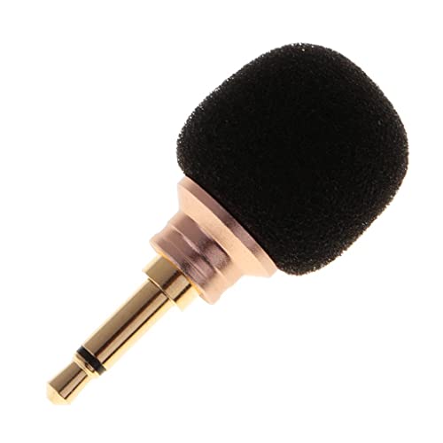Fenteer 1 3.5mm Mini Mikrofon Kondensator Richtmikrofon Geräte für Handy oder PC, Einzelner Kanal von Fenteer