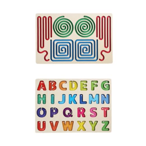 Fenteer Holzverfolgungspartier -Tracing -Tool doppelseitige Geschenke Bildungsspielzeug lernen, für Mädchen Jungen Kinder Vorschule zu schreiben, Brief Fenteer Holzverfolgungspartier -Tracing -Tool doppelseitige Geschenke Bildungsspielzeug lernen, für Mädchen Jungen Kinder Vorschule zu schreiben, Brief von Fenteer