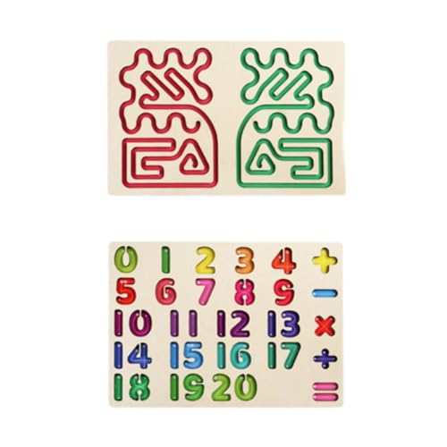 Fenteer Holzverfolgungspartier -Tracing -Tool doppelseitige Geschenke Bildungsspielzeug lernen, für Mädchen Jungen Kinder Vorschule zu schreiben, Nummer Fenteer Holzverfolgungspartier -Tracing -Tool doppelseitige Geschenke Bildungsspielzeug lernen, für Mädchen Jungen Kinder Vorschule zu schreiben, Nummer von Fenteer