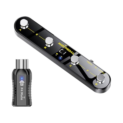Fenteer MIDI-Fuß-Controller MIDI-Controller Robustes Musikinstrumentenzubehör Leichtgewicht mit Empfänger, P4 Und Mate Fenteer MIDI-Fuß-Controller MIDI-Controller Robustes Musikinstrumentenzubehör Leichtgewicht mit Empfänger, P4 Und Mate von Fenteer