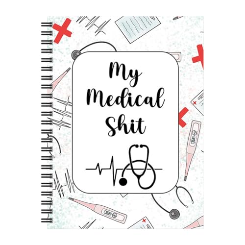 Fenteer Personal Medical Journals Personal Dick Paper Medical Planer Spiral Notebook für Home Work Office Journaling Fenteer Personal Medical Journals Personal Dick Paper Medical Planer Spiral Notebook für Home Work Office Journaling von Fenteer