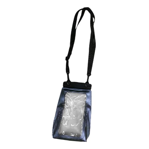 Fenteer Wasserdichtes Telefonbeutel Phone Hülle universelle transparente PVC Tragbare Protektor Trockenbeutel für Wasserpark Bootsferien Urlaub, Blau von Fenteer
