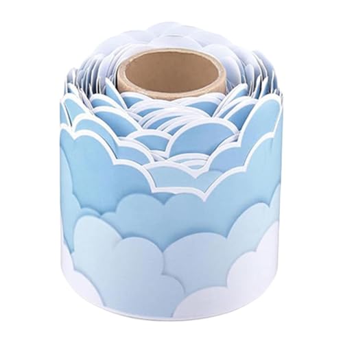Fenteer Wolken-Pinnwand-Bordüre, Tafel-Dekoration, multifunktionales Wolken-Design, Kindergarten-Ornament für Homeschool-Wandfenster Fenteer Wolken-Pinnwand-Bordüre, Tafel-Dekoration, multifunktionales Wolken-Design, Kindergarten-Ornament für Homeschool-Wandfenster von Fenteer