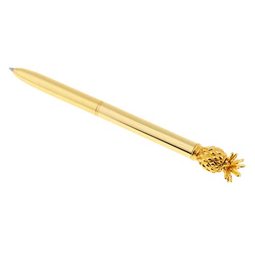 Fenteer aus aus Ananas Stift Kugelschreiber für Bürobedarf Schule Schreibwaren, Gold, 14 x 1 cm von Fenteer