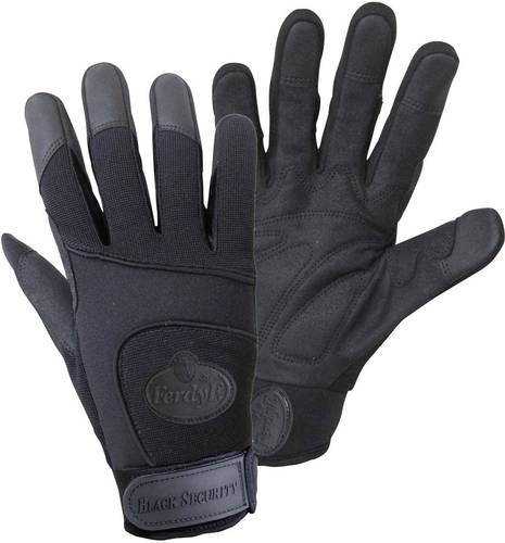 FerdyF. BLACK SECURITY Mechanics 1911-11 Clarino®-Kunstleder Montagehandschuh Größe (Handschuhe): von FerdyF.