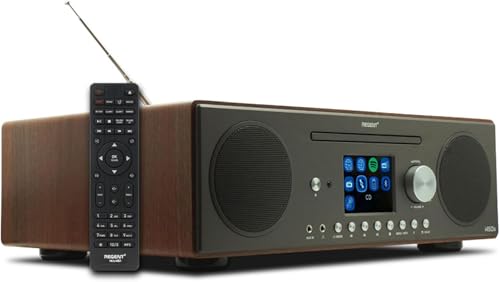 Regent i450s CD-Player Internetradio mit Netzwerkfunktion, Spotify Connect, AUX, USB, Bluetooth – Radiogerät: Lautsprecher, CD-Player, Hi-Fi, FM – Heim-Stereoanlage – Dual-Alarm, Fernbedienung Regent i450s CD-Player Internetradio mit Netzwerkfunktion, Spotify Connect, AUX, USB, Bluetooth – Radiogerät: Lautsprecher, CD-Player, Hi-Fi, FM – Heim-Stereoanlage – Dual-Alarm, Fernbedienung von Ferguson
